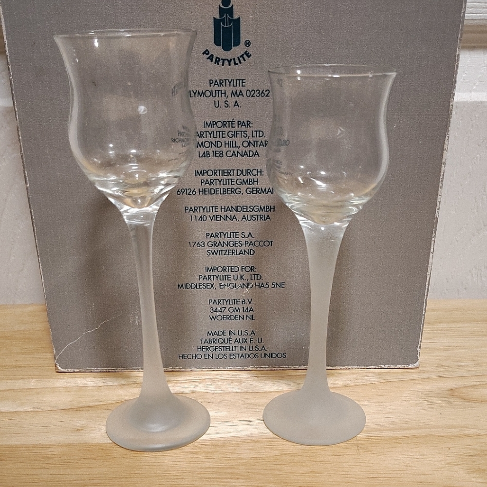 PartyLite Iced Crystal Trio - Small Piece